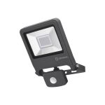 Ledvance LED Breedstraler Endura Zwart 30W 2700lm 100D - 840 Koel Wit | IP44 - Bewegings- en lichtsensor - Symmetrisch